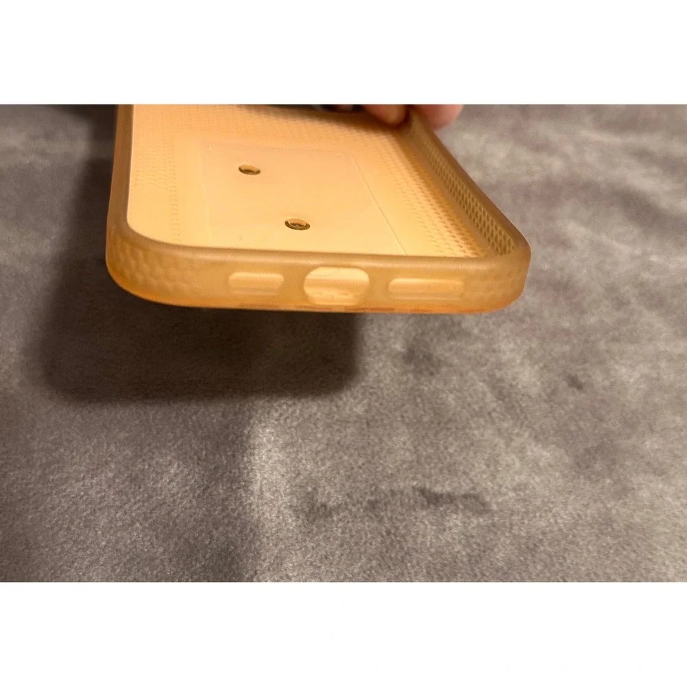 Loopy Case iPhone 14 Pro Max Gold Metallic Leopard Print Cover